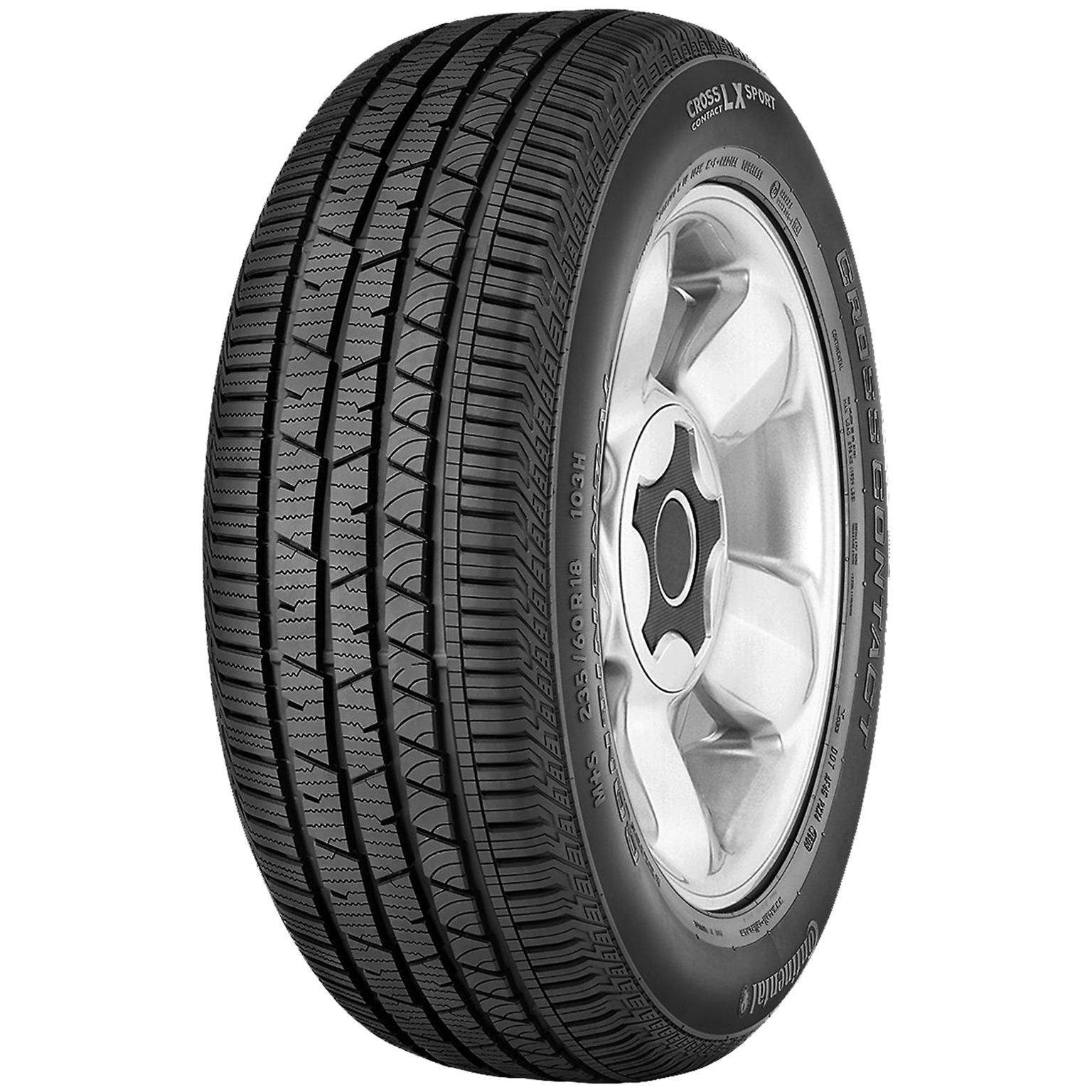 275/40R22 CONTINENTAL CROSSCONTACT LX SPORT CONTISILENT 108Y ASYMMETRIC TYRE - SET OF 4