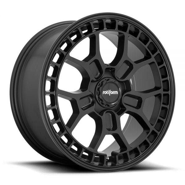 19X8.5 ROTIFORM R180 ZMO 5X114.3 72.6 35P MATTE BLACK - SET OF 4