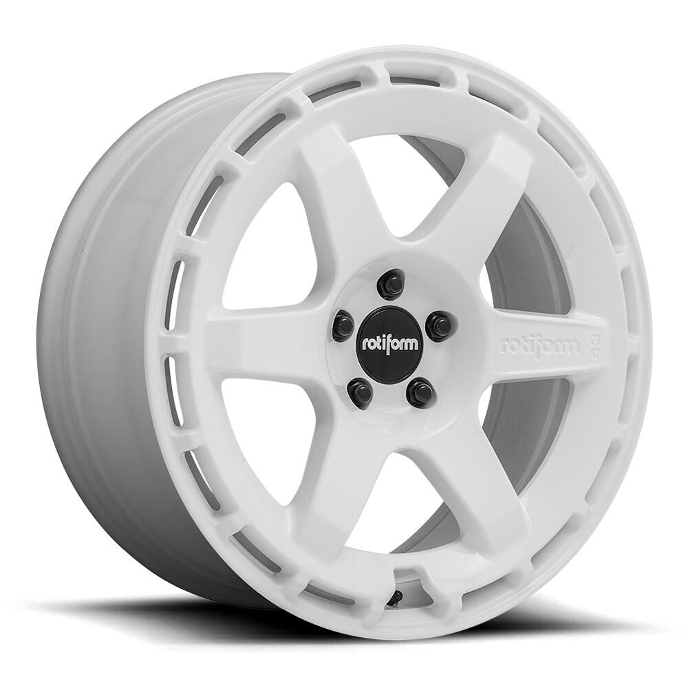 19X8.5 ROTIFORM R183 KB1 5X120 72.7 35P GLOSS WHITE - SET OF 4