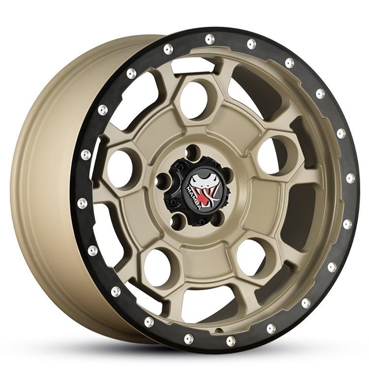 18X9 MAMBA M26 MOJAVE +12P 6X139.7 SAND - SET OF 4 WHEELS