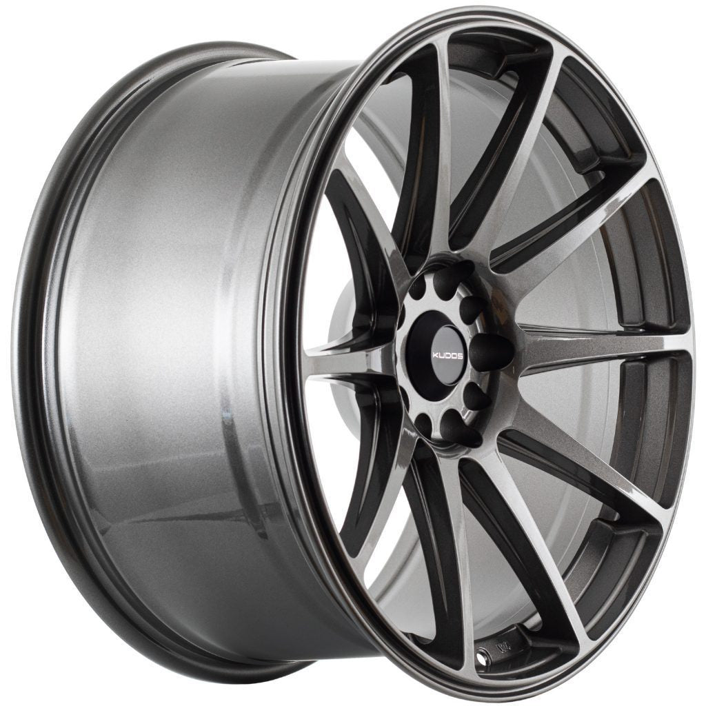 19X8.5 KUDOS TOKYO 5X100 5X112 35P HYPER GREY - DEEP CONCAVE - SET OF 4