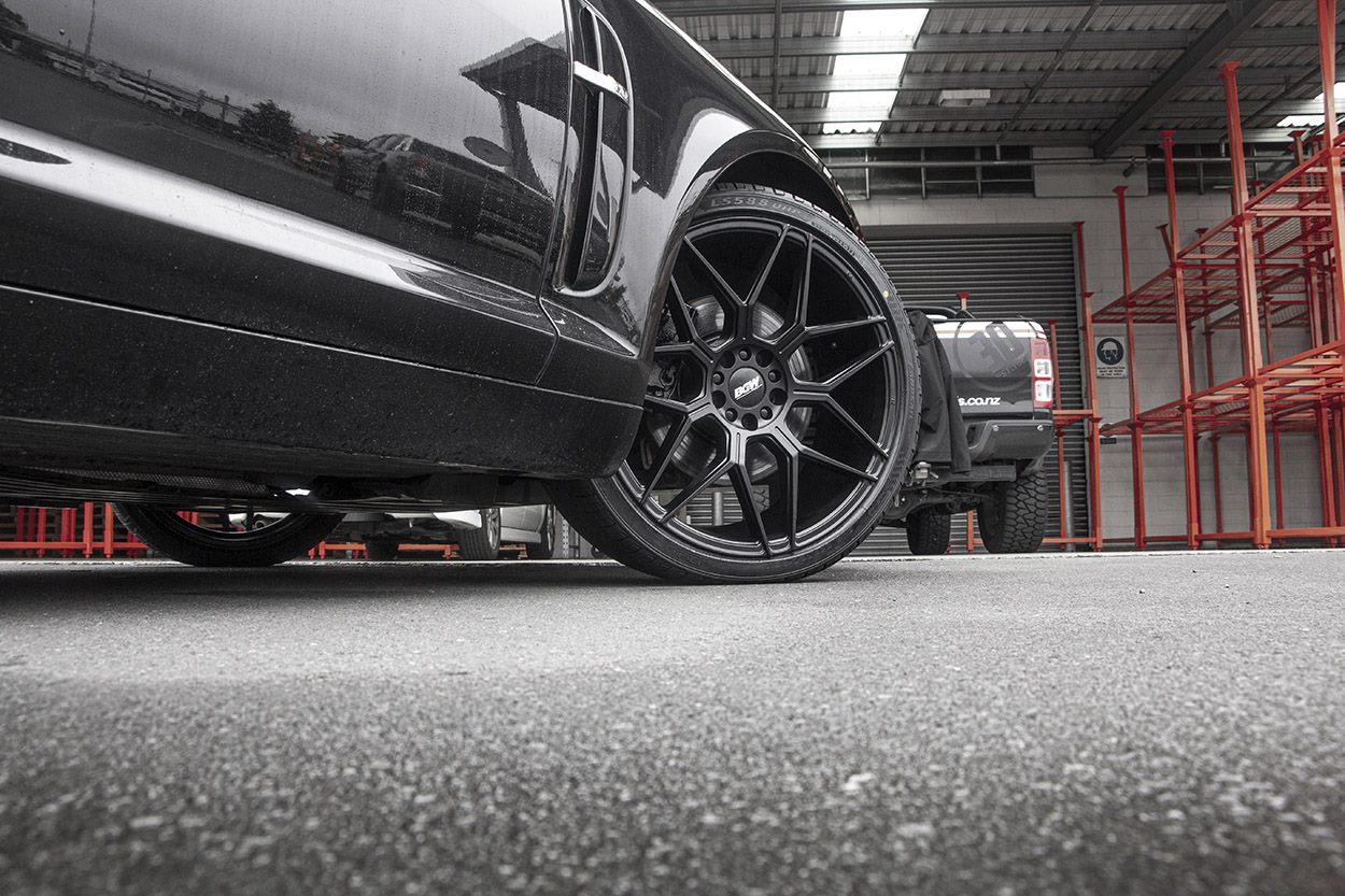 18X8 BGW MATRIX 35P 5X114.3 73.1 MATTE BLACK - SET OF 4