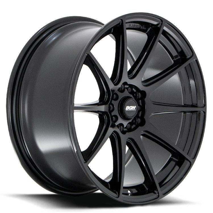20X10 BGW CIRCUIT 40P 72.6 5X114.3 5X120 GLOSS BLACK - SET OF 4
