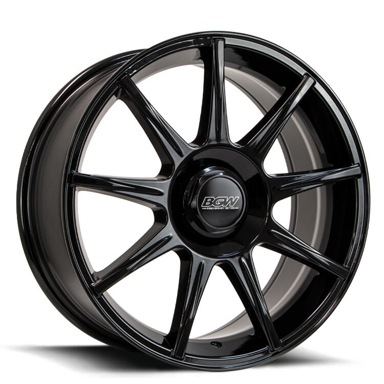 17X7 BGW TECH-9 35P 4X114.3 4X100 73.1 GLOSS BLACK - SET OF 4