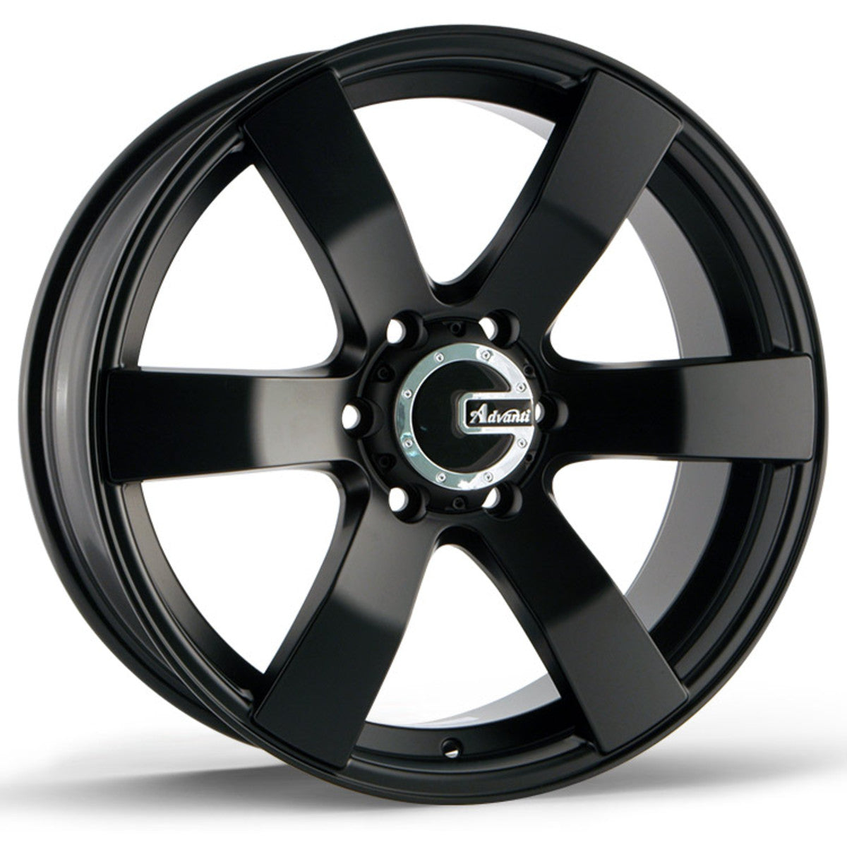 18X8 ADVANTI TYPHOON 30P 60.1CB 6X114 SATIN BLACK - SET OF 4