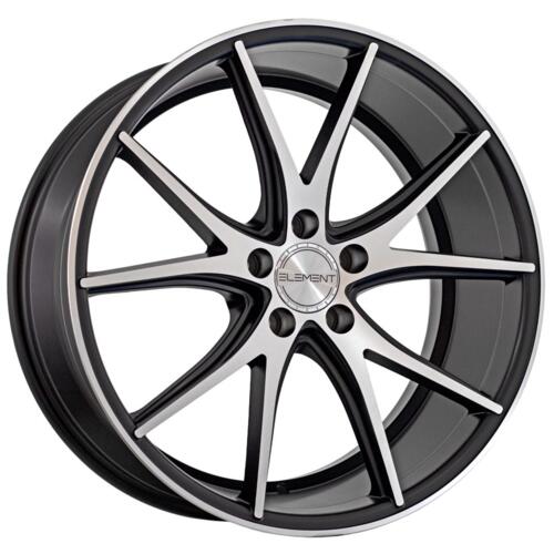 ELEMENT EL 36 EL36 20x9 @ 35P 5x114.3 MATT BLACK MACHINED FACE - SET OF 4
