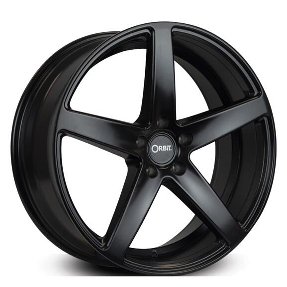 20X8.5 ORBIT DUEL 35P 5X114.3 MATTE BLACK - SET OF 4