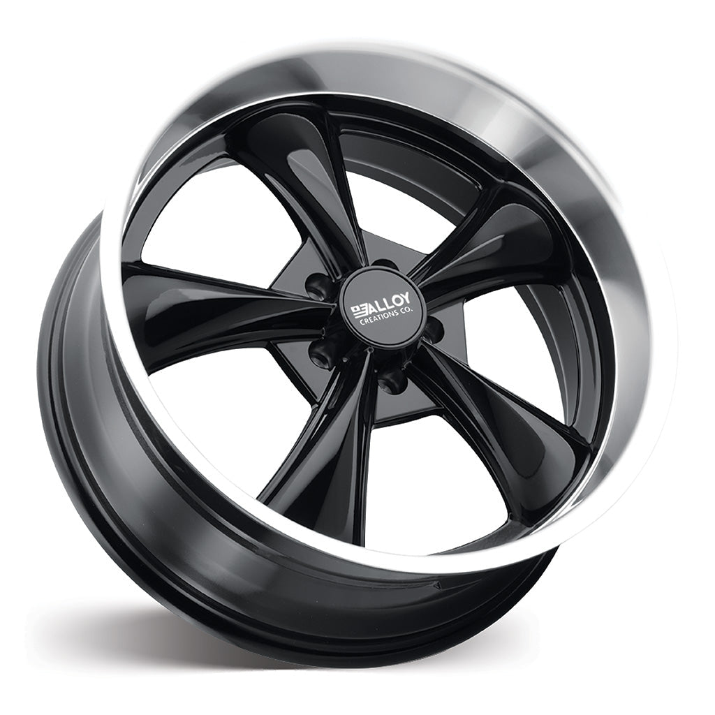 AC505 - Gloss Black w/Machined Lip