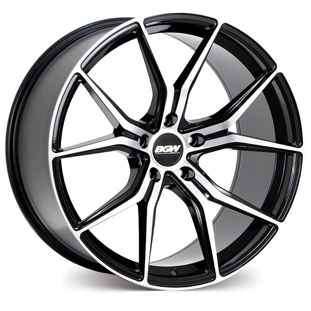 BGW COMPTON - Gloss Black w/Machined Face