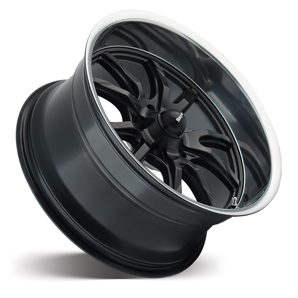 Ridler R650 - Matt Black w/Polished Lip