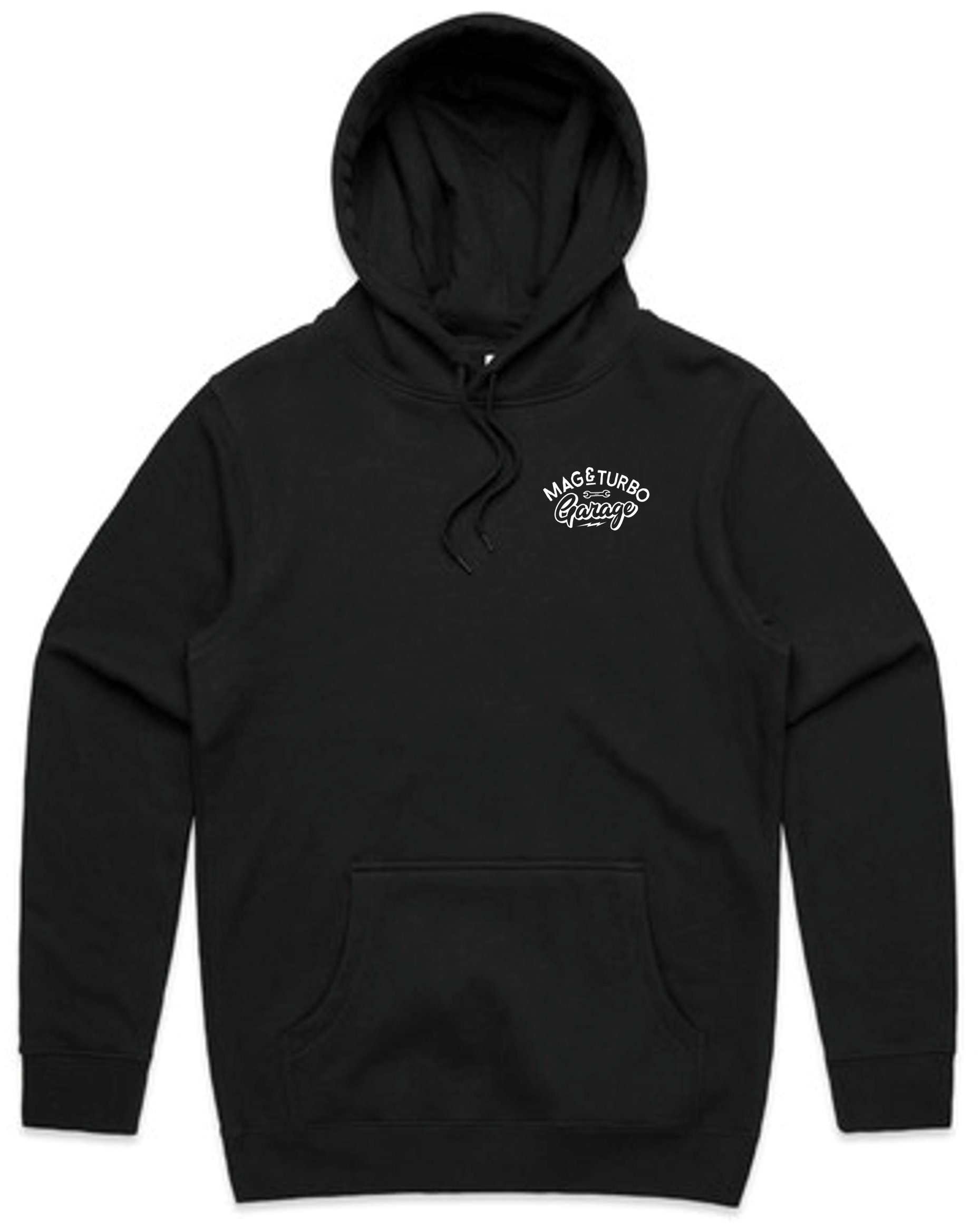 Mag and Turbo - AS Women's Stencil Hood - Black