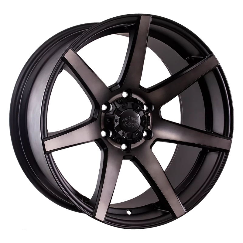 20x9.5 MTG Emotion 15p 6x139.7 Satin Black Machine Face Tint - Deep Concave