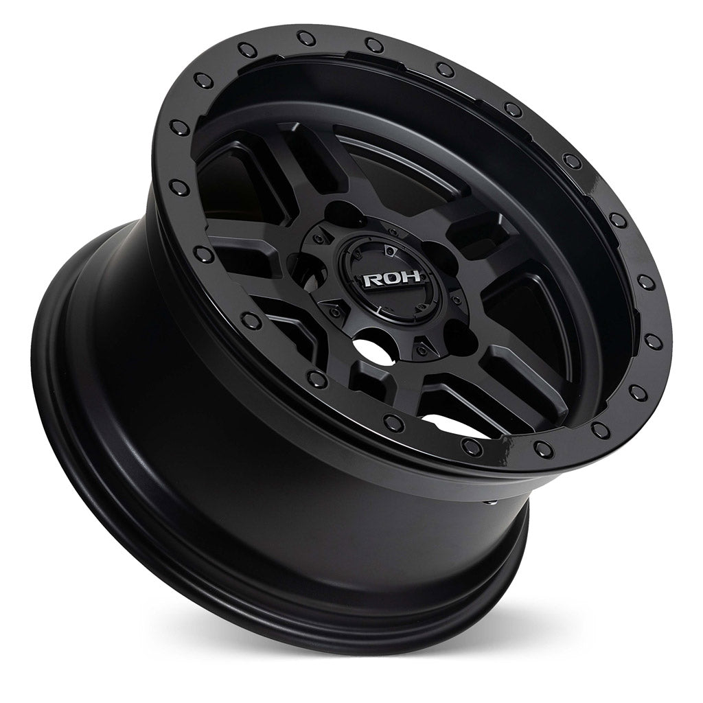 ROH Alloy HAMMER - Matt Black w/Gloss Lip & Anodised Bolts