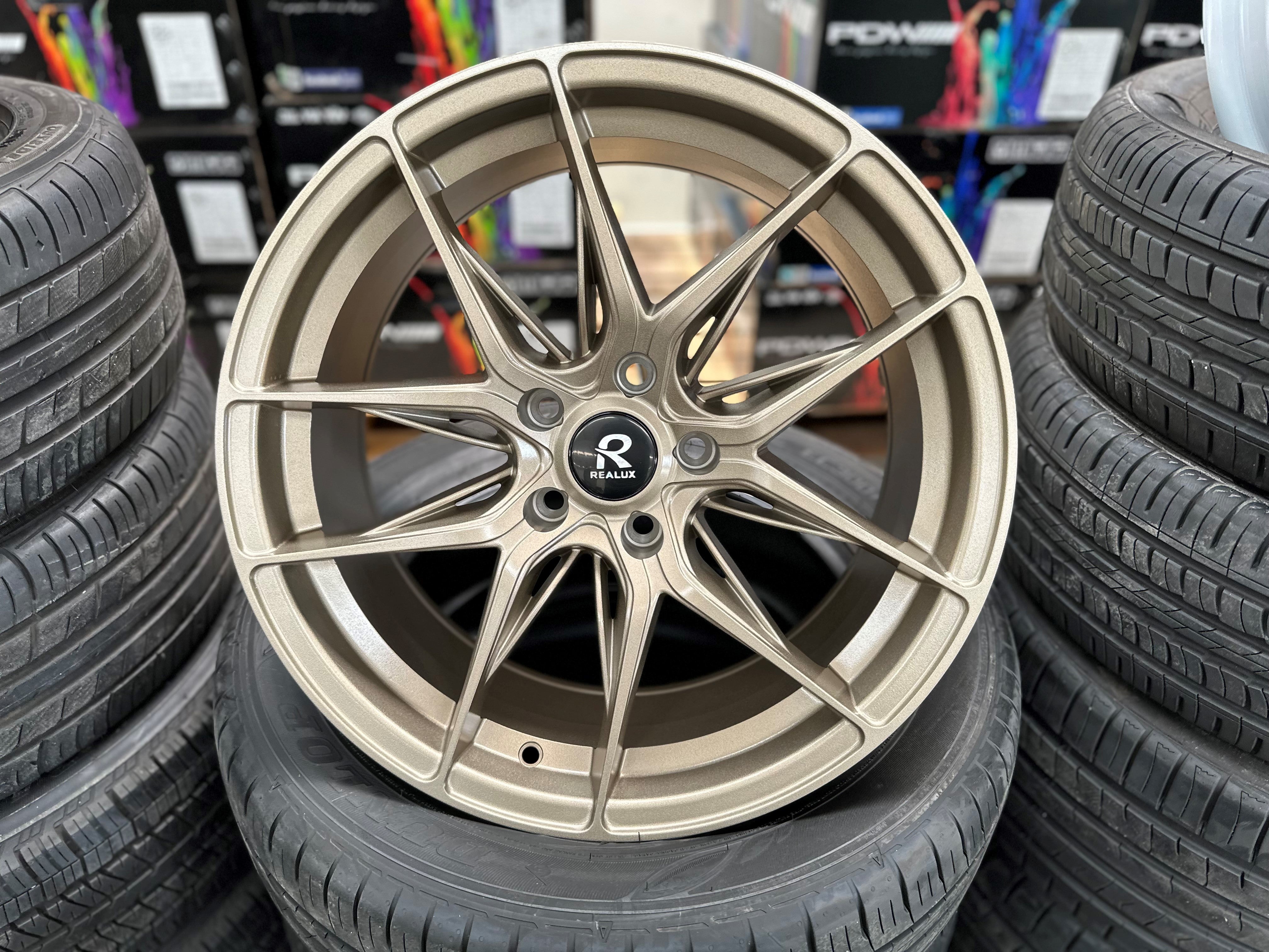 18x8.5 MTG Exhale 35p 73.1 5x114.3 73.1CB - Sand Bronze