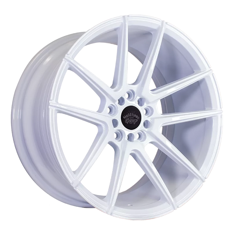 18x9 MTG Rush 38p 73.1 5x100 5x114.3 73.1CB - Gloss White