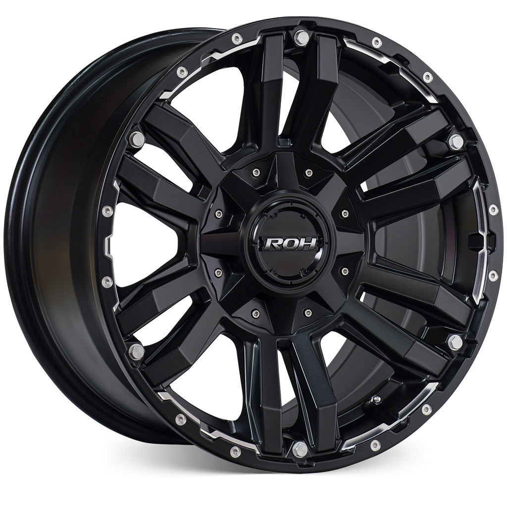 ROH Alloy VAPOUR - Matt Black w/Machined Under Cut