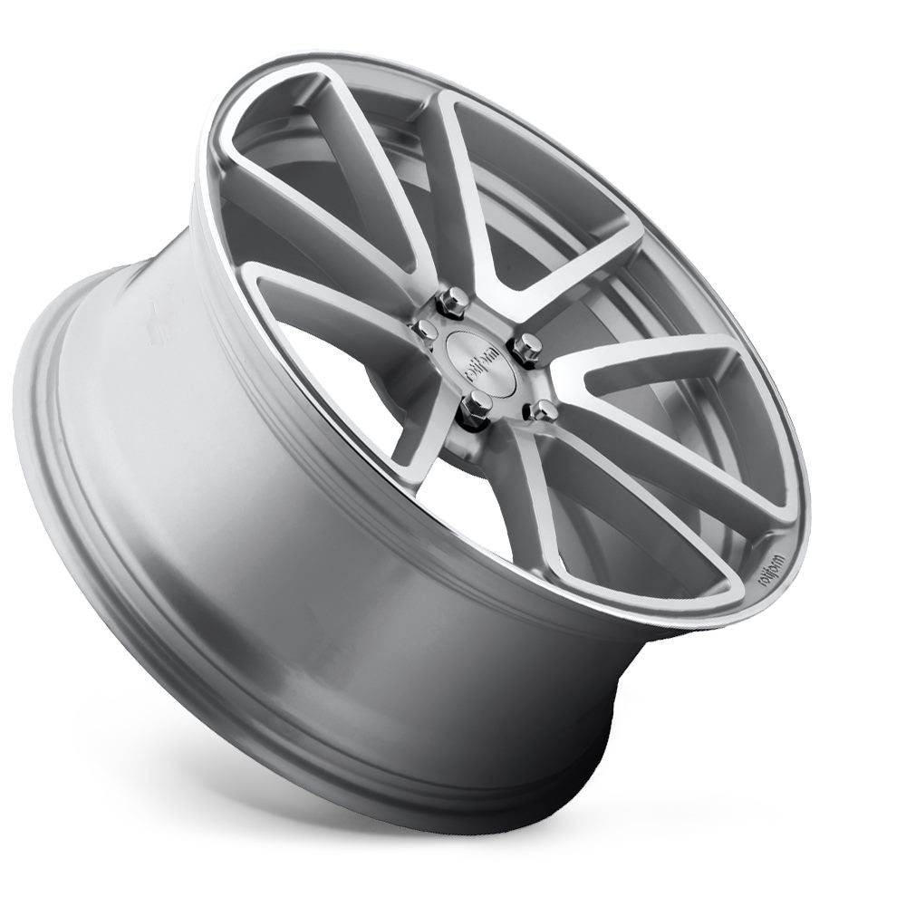 19X10 ROTIFORM SPF 5X114.3 5X112 40P SILVER MACHINE - SET OF 4