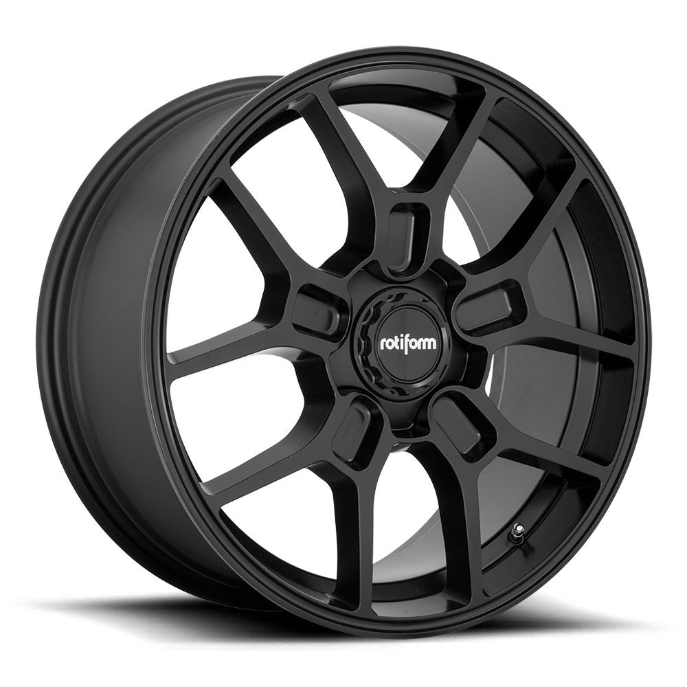 19X8.5 ROTIFORM R177 ZMO 5X114.3 72.7 35P MATTE BLACK - SET OF 4