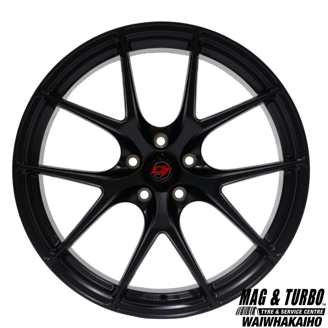 20X9 GT MARCO 5X114.3 38P SATIN BLACK - SET OF 4