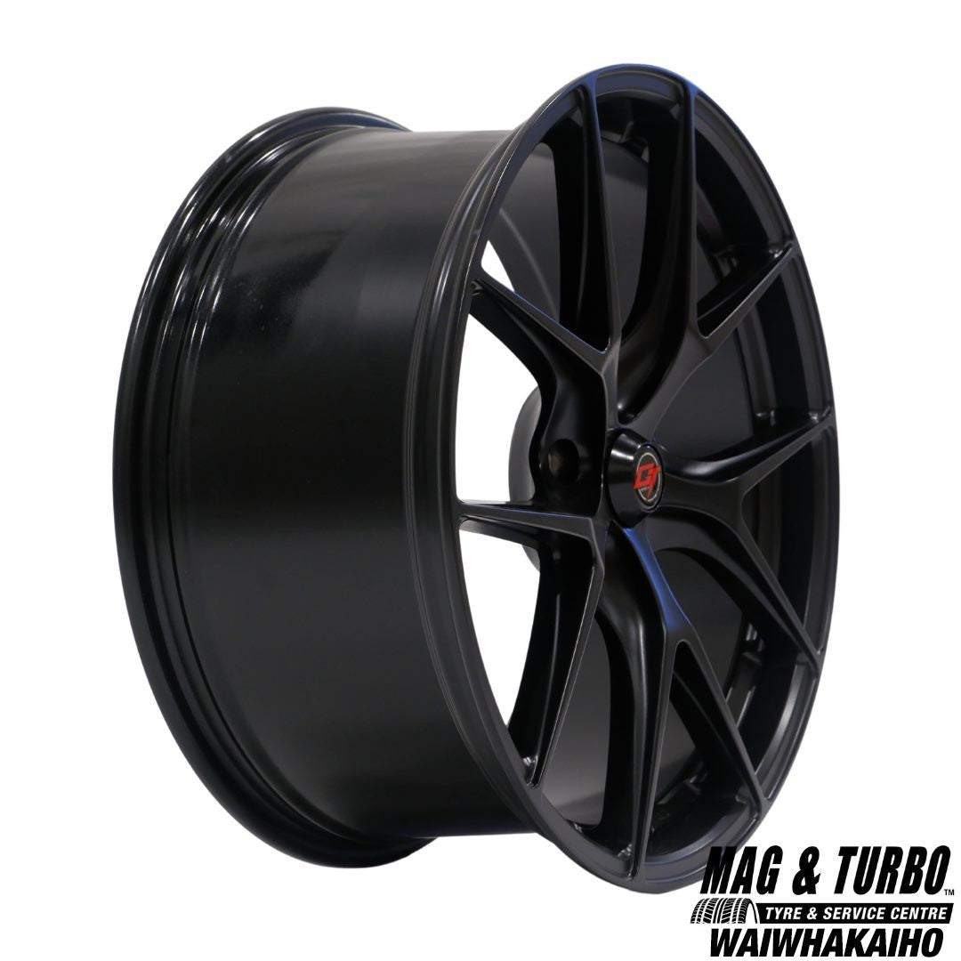 20X9 GT MARCO 5X114.3 38P SATIN BLACK - SET OF 4