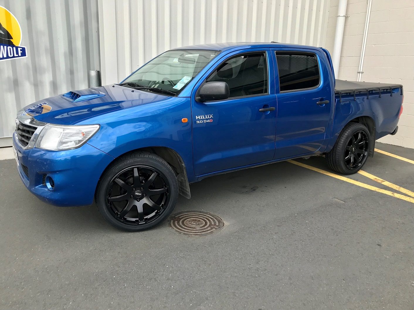 20X9 BGW MOTION 12P 6X139.7 MATT BLACK - SET OF 4