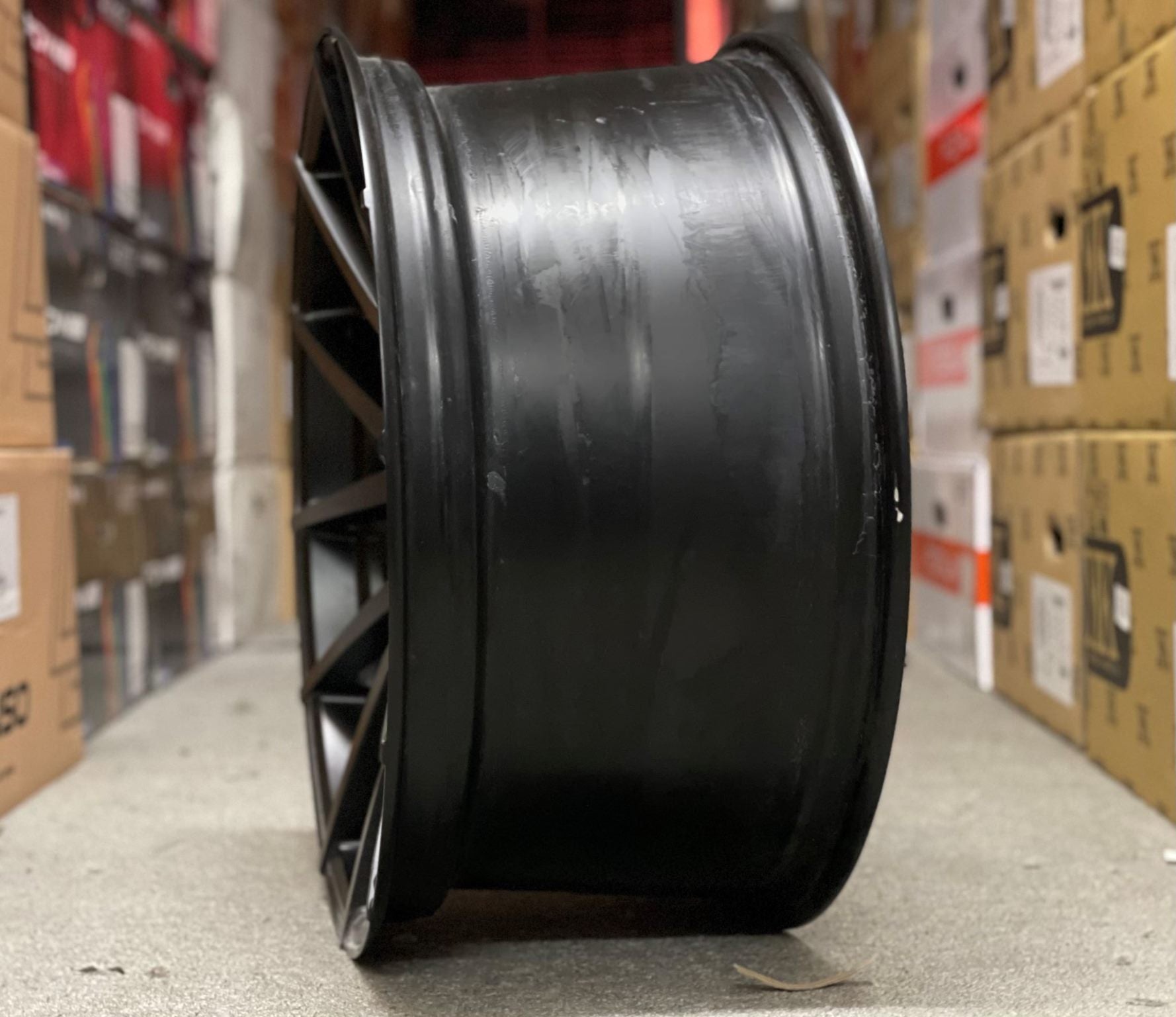 20X9.5 MTG GLAZE 30P 6X139.7 SATIN BLACK - SET OF 4