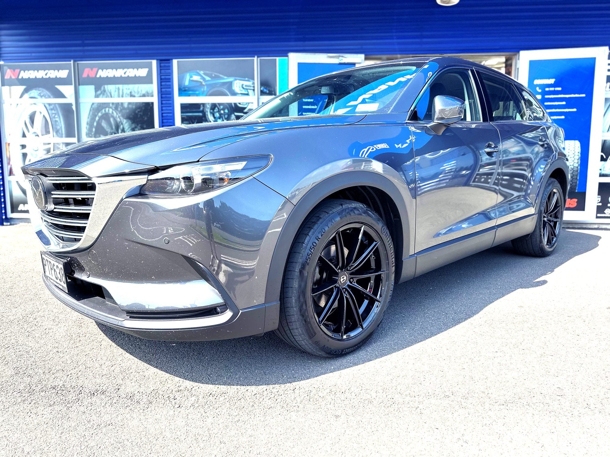 20X9 CURVA SINALOA 35P 5X114.3 GLOSS BLACK - FORGED - LIMITED EDITION - SET OF 4