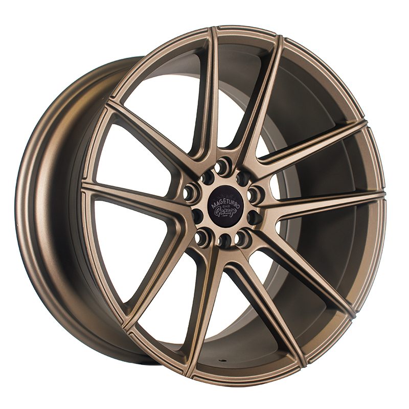 18X9 MTG RUSH 38P 73.1 10/100/114.3 5X100 5X114.3 BRONZE - SET OF 4