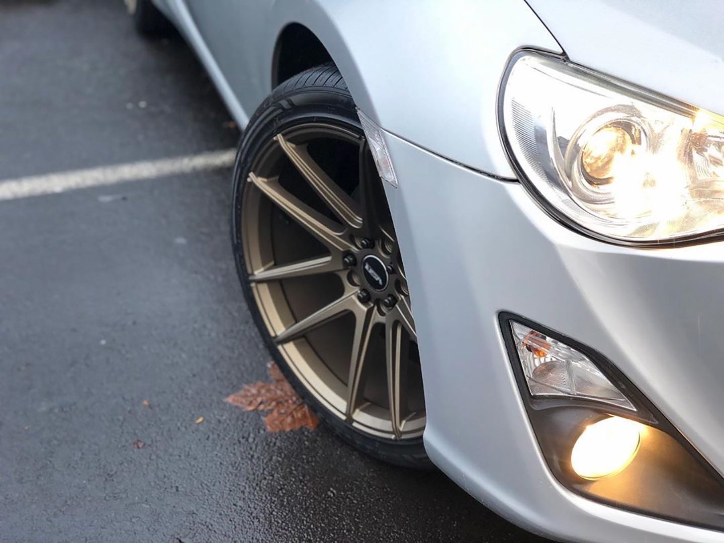 18X9 MTG RUSH 38P 73.1 10/100/114.3 5X100 5X114.3 BRONZE - SET OF 4