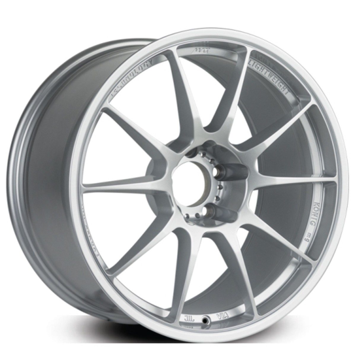 18X10 KONIG MILLIGRAM 5X114.3 25P SILVER - SET OF 4