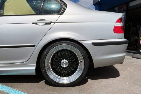 18X8 ADVANTI EURO 35P 5X114.3 5X120 GLOSS BLACK MACHINE LIP - SET OF 4