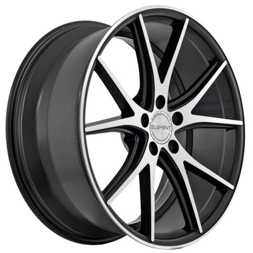 ELEMENT EL 36 EL36 20x9 @ 35P 5x114.3 MATT BLACK MACHINED FACE - SET OF 4