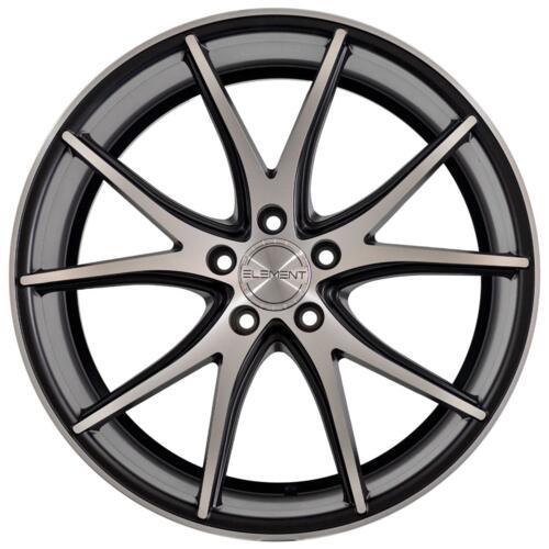 ELEMENT EL 36 EL36 20x9 @ 35P 5x114.3 MATT BLACK MACHINED FACE - SET OF 4