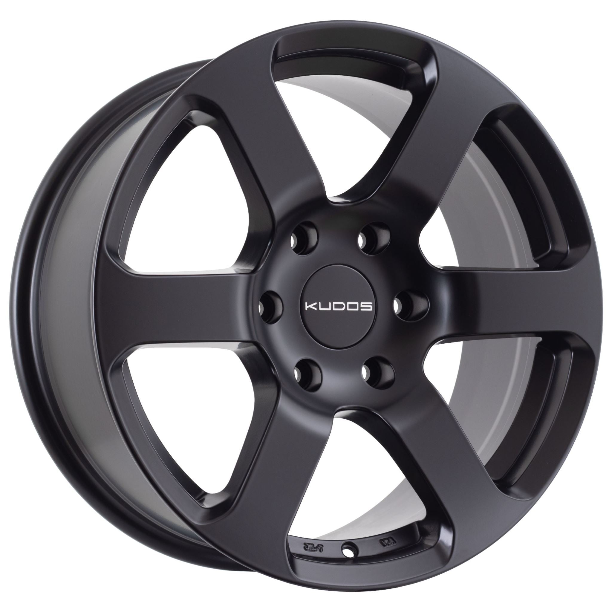 18X8 KUDOS BERLIN 30 6X139 FLAT BLACK - SET OF 4