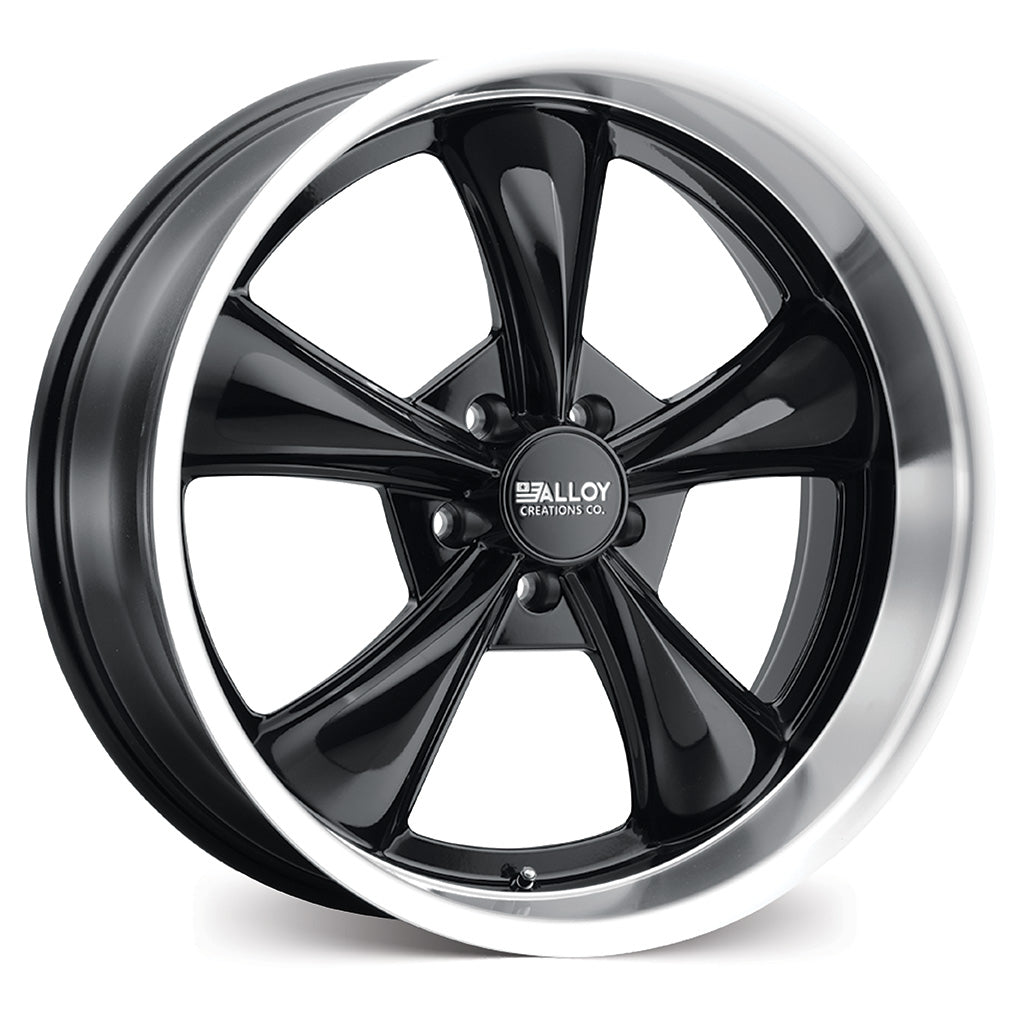  AC505 - Gloss Black w/Machined Lip