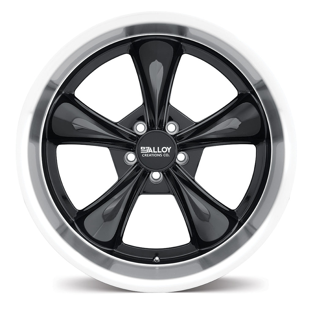  AC505 - Gloss Black w/Machined Lip