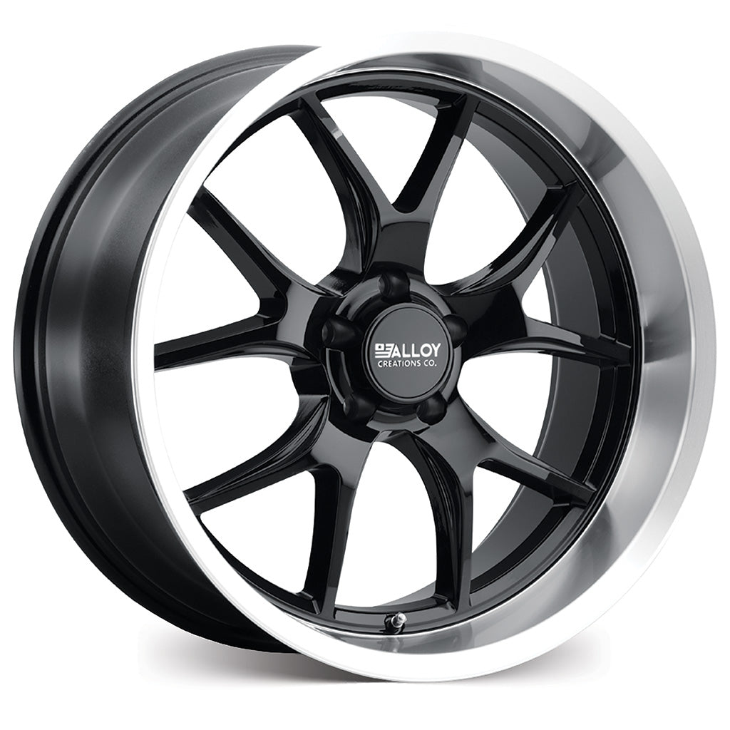  AC525 - Gloss Black w/Machined Lip