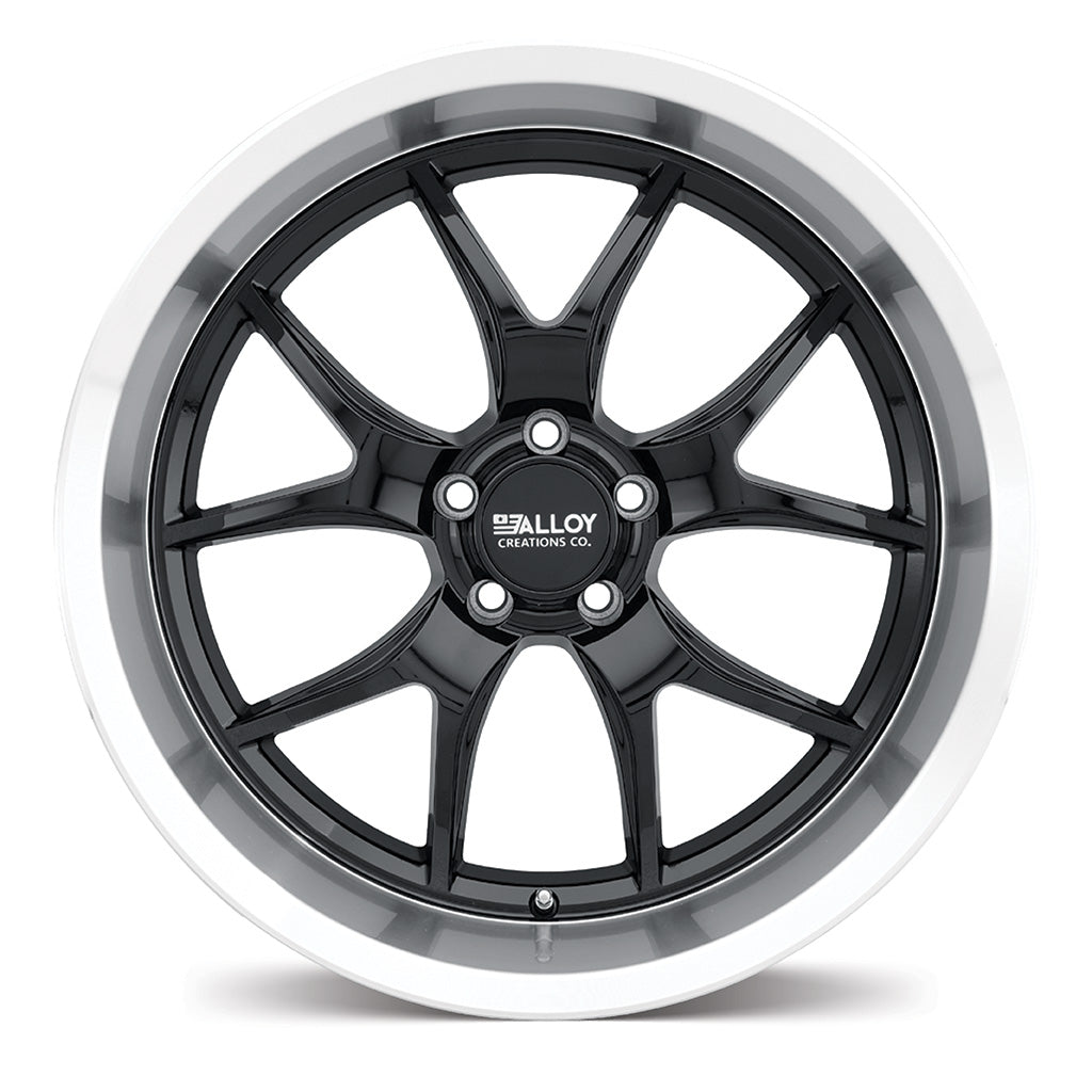  AC525 - Gloss Black w/Machined Lip