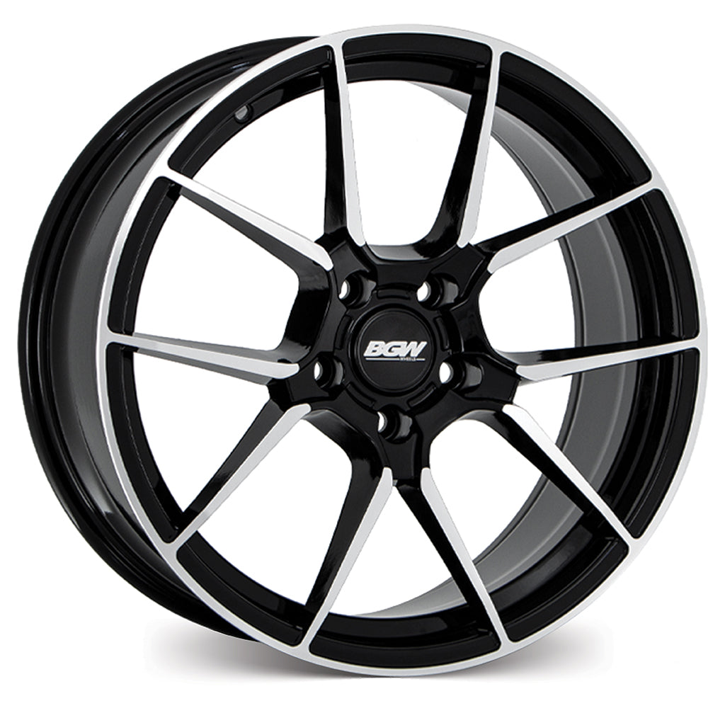 BGW AQUA - Gloss Black w/Machined Face
