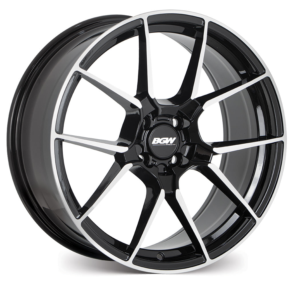 BGW AQUA - Gloss Black w/Machined Face