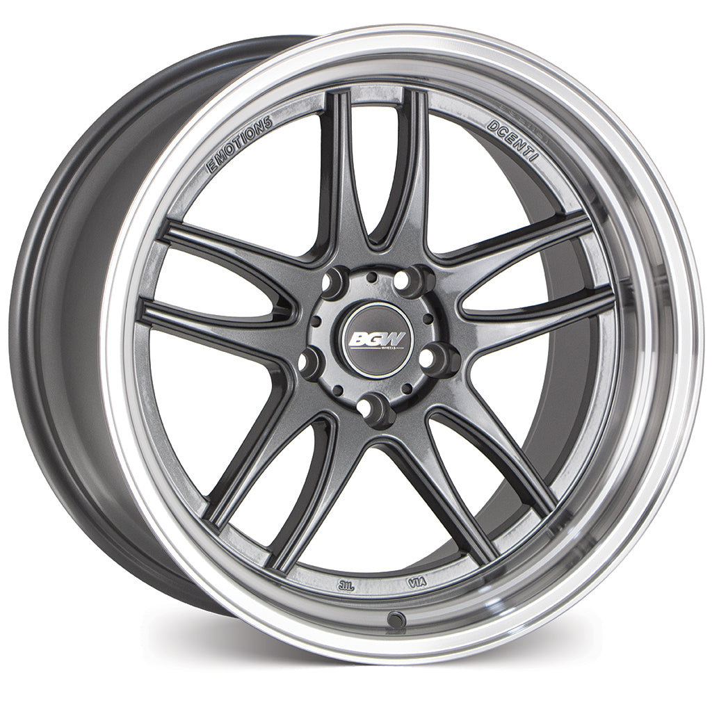 BGW DC EMOTION5 - Gunmetal w/Machined Lip