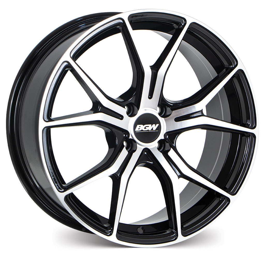 BGW COMPTON - Gloss Black w/Machined Face