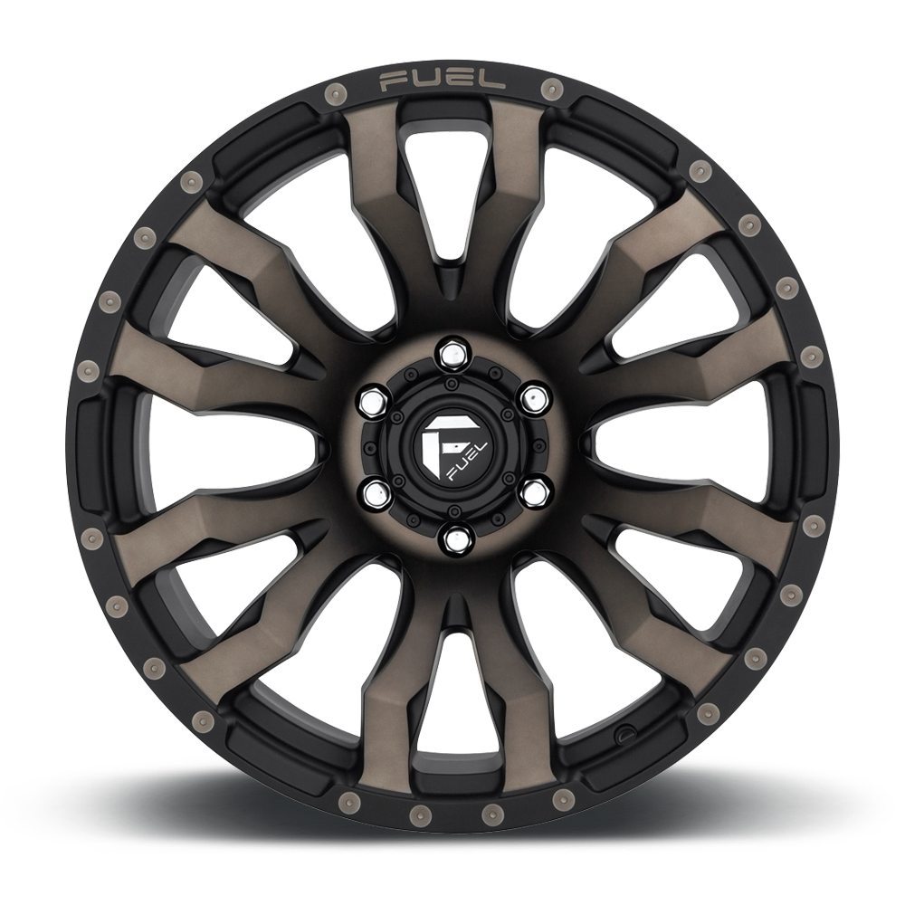 Fuel D674 BLITZ - Matte Black Dark Tint