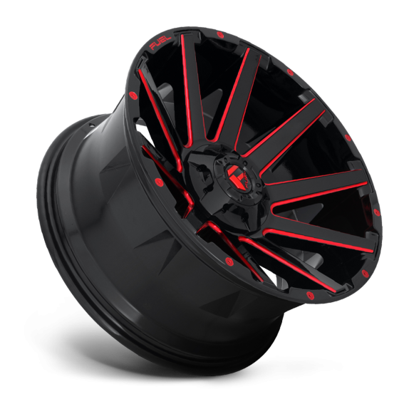 Fuel D643 CONTRA - Black Milled Red