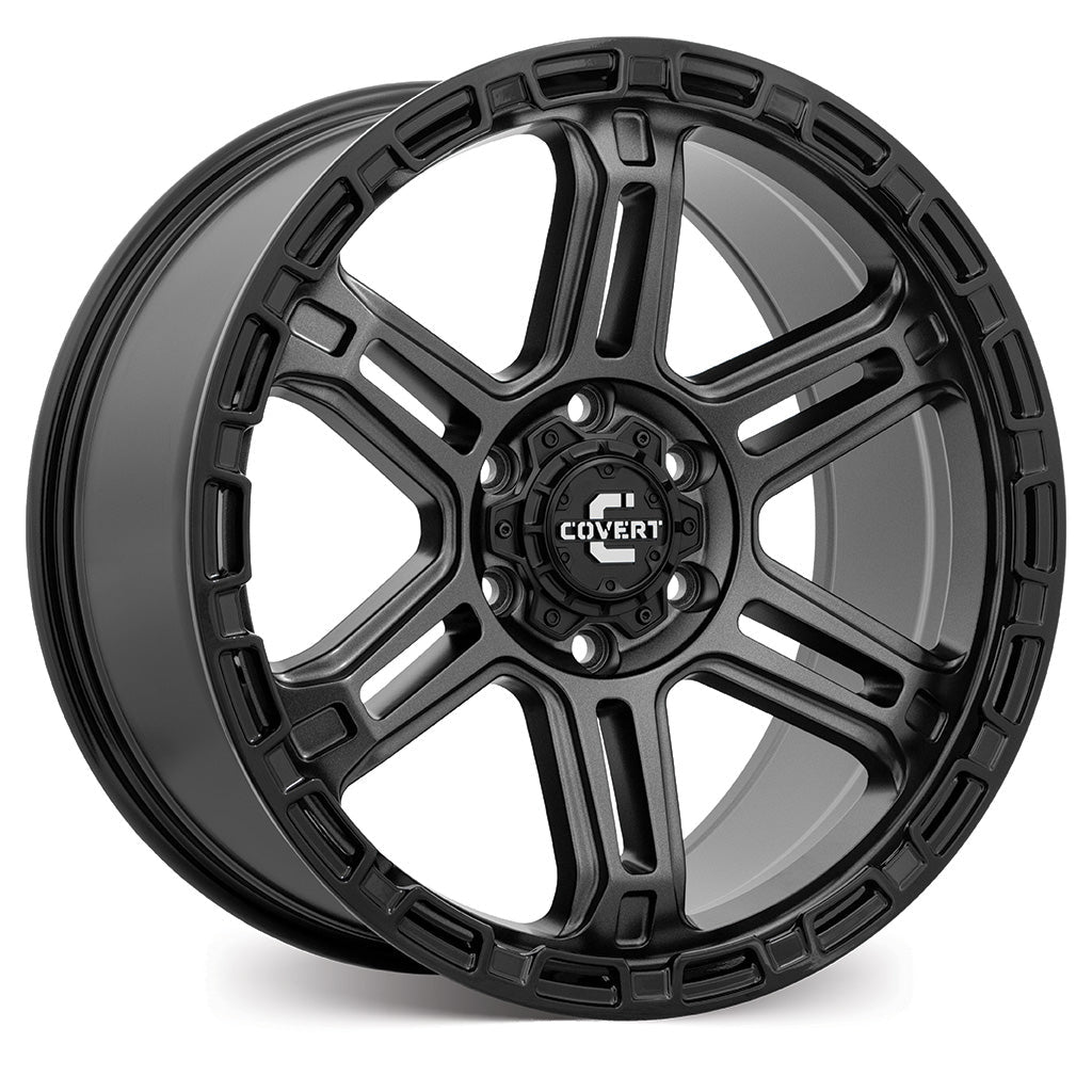 Covert RV7 - Matt Dark Gunmetal w/Gloss Black Lip