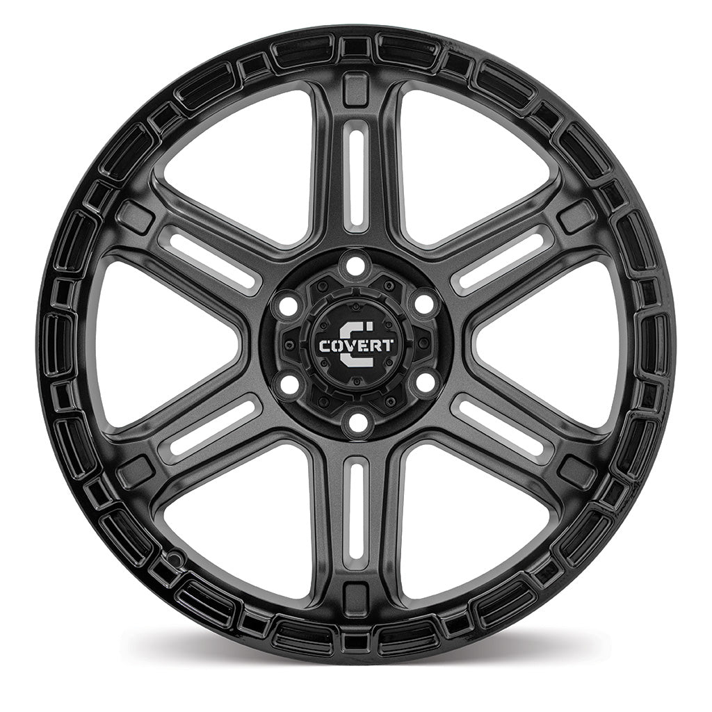 Covert RV7 - Matt Dark Gunmetal w/Gloss Black Lip