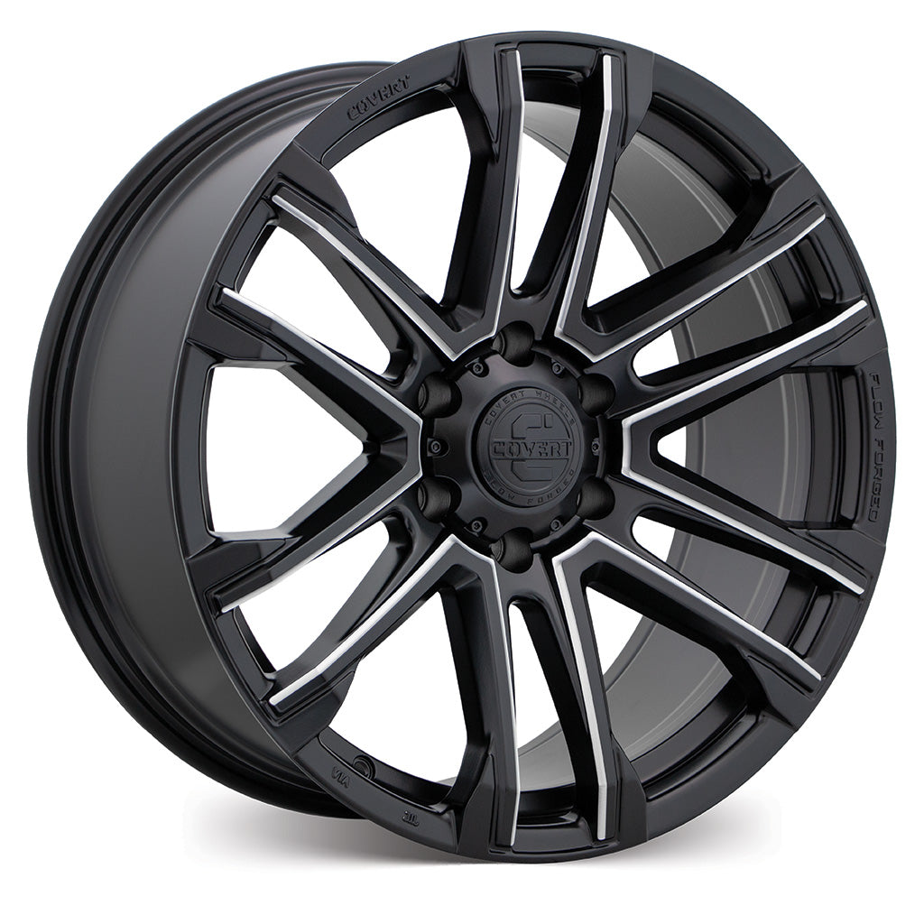 Covert RV4 - Matt Black w/Milled Spoke
