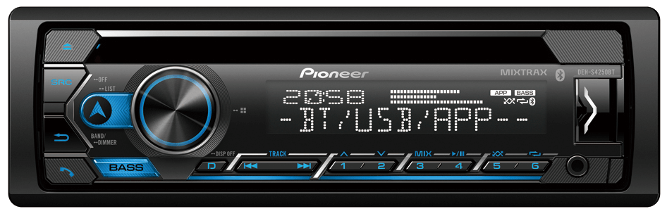 Pioneer DEH-S4250BT CD / USB / Bluetooth Single DIN Car Stereo
