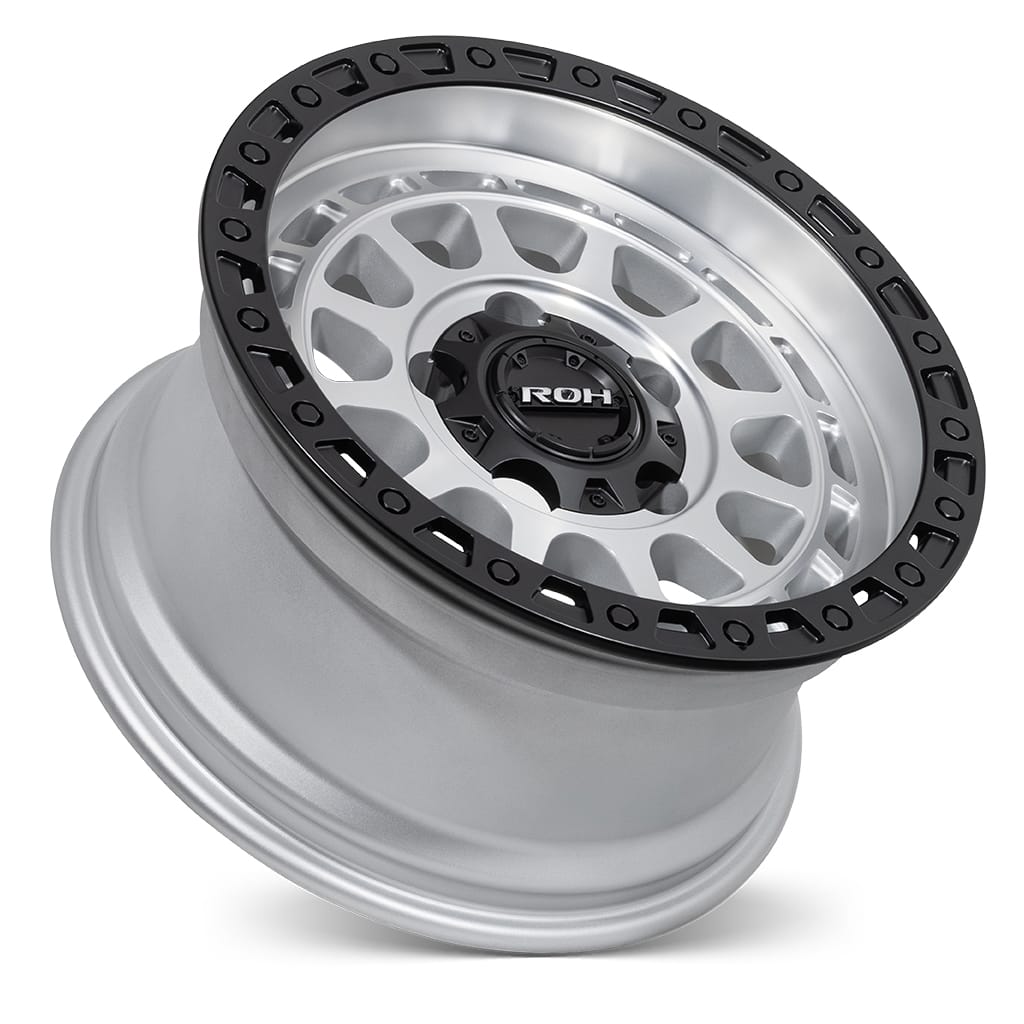 ROH Alloy ASSAULT - Silver w/Machined Face & Black Lip Edge