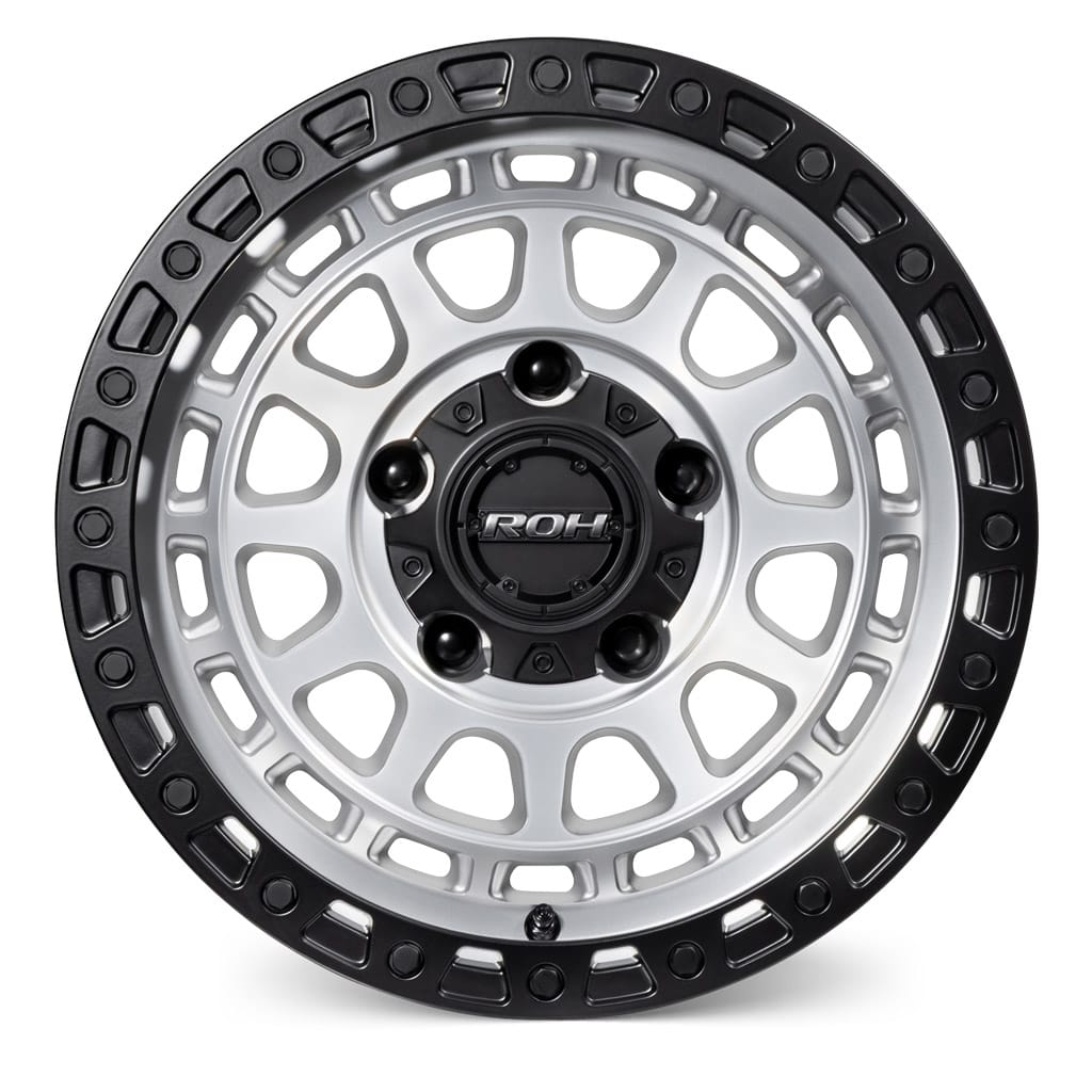 ROH Alloy ASSAULT - Silver w/Machined Face & Black Lip Edge